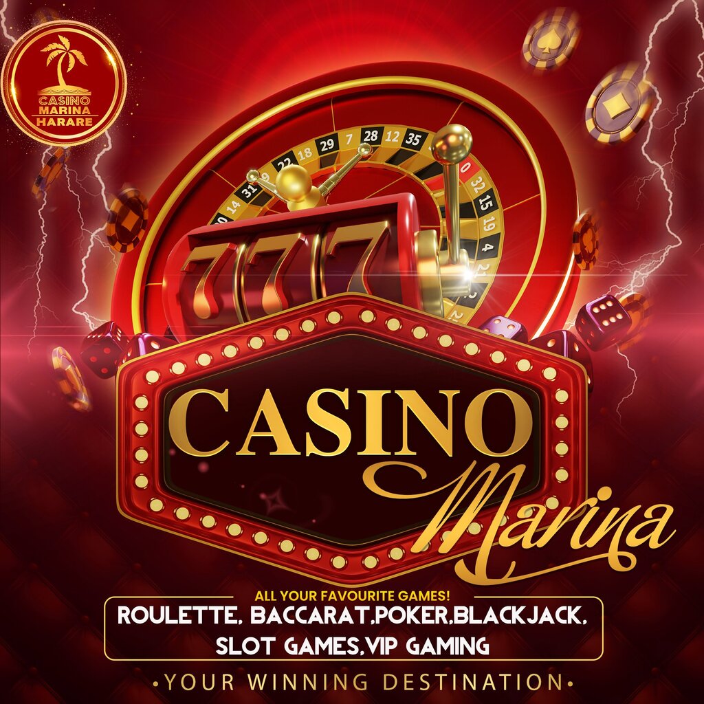 Casino Marina Harare games: roulette, baccarat, poker, blackjack, slot games and VIP gaming
